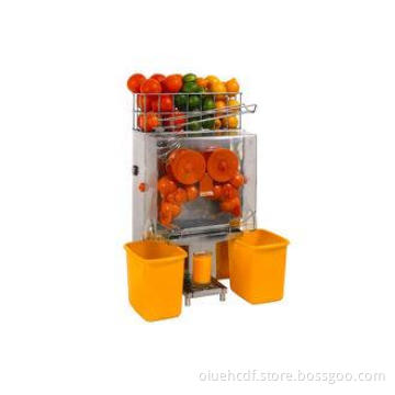 304 Staninless Steel Industrial Orange Juicer Machine Desk